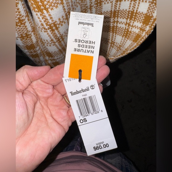 Timberland plaid scarf. Super warm and cozy NWT Women/Men🔥 - Picture 6 of 7